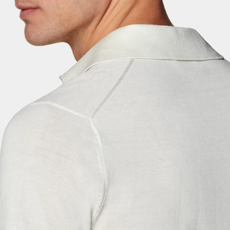 Custom men V Neck cardigan Button Front Long Sleeve Knitted wool cardigan sweater for men