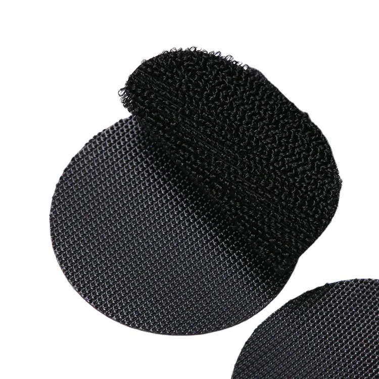 China Suppliers Fast Delivery Round Dot Self Adhesive Colorful Hook And Loop Dot Tape For Sofa