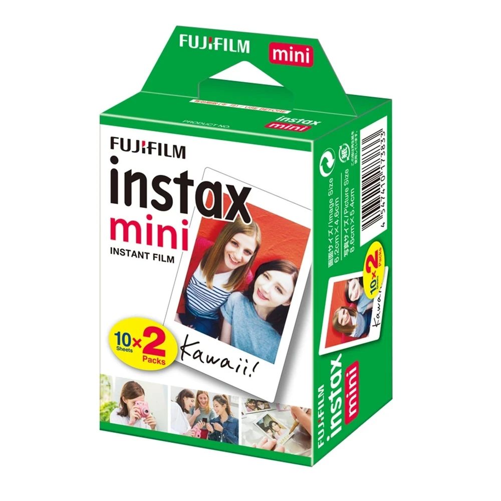 Белая фотобумага для Fujifilm Instax Mini, 20 листов, альбом для моментальных снимков для Fujifilm Instax Mini 7s/8/25/70/90/9/11