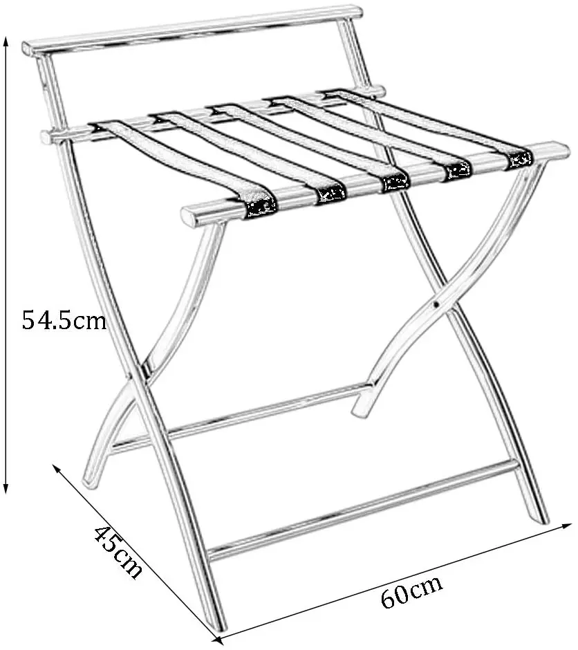 
Luggage Rack Hotel Bedroom Suitcase Stand Rack Heavy Duty Folding Hotel Furniture ISO9001:2008 Modern Neutral Packing 