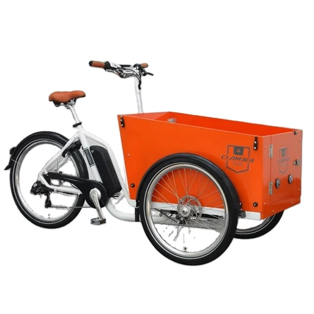 3-колесный грузовой велосипед Bakfiets с дождевиком