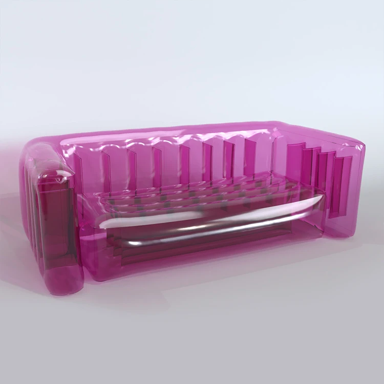 Inflatable Sofa/chair Green Transparent Sofa Bed Sets Foldable Customized OEM ODM Modern Sofa Chair