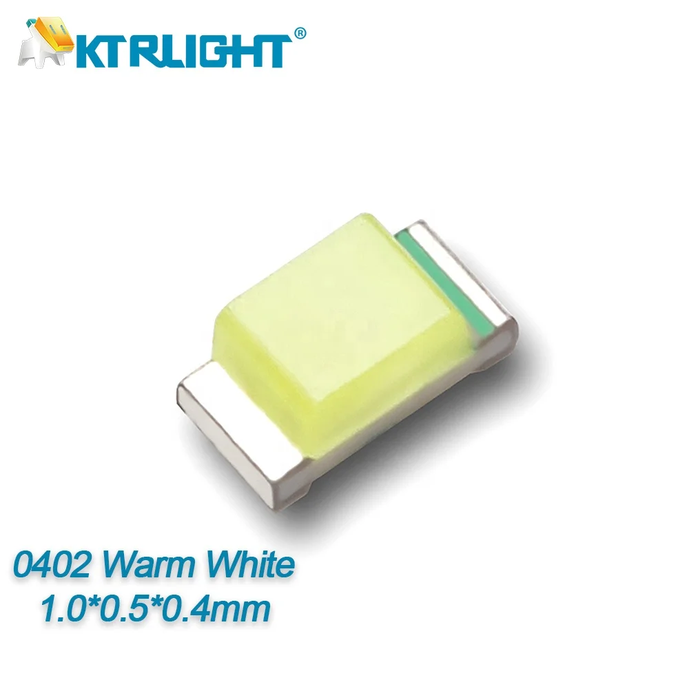 KTRLIGHT RTS Warm White 2800-3200k 0.06W 0402 SMD Led chip surface mounted SMD LED
