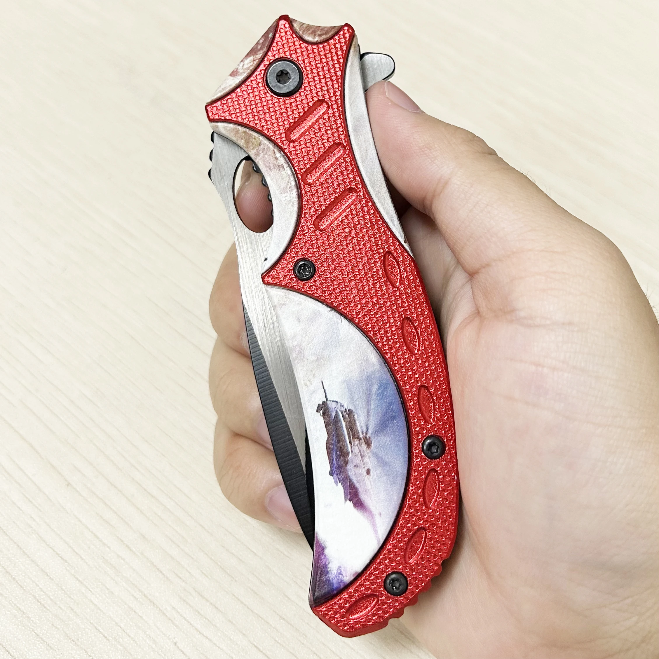 Многофункциональный 3D складной тактический нож для походов и охоты кемпинга из нержавеющей стали карманный алюминия 3Cr13 Blade