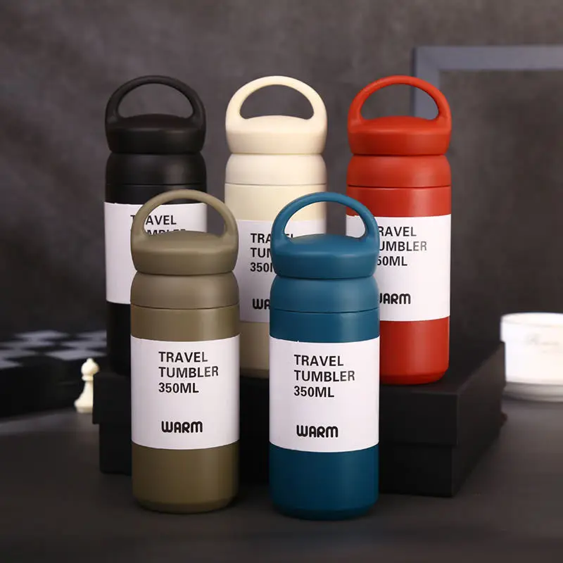 Простой стильный двухслойный термос из нержавеющей стали 304 портативная сопутствующая трехслойная кофейная чашка