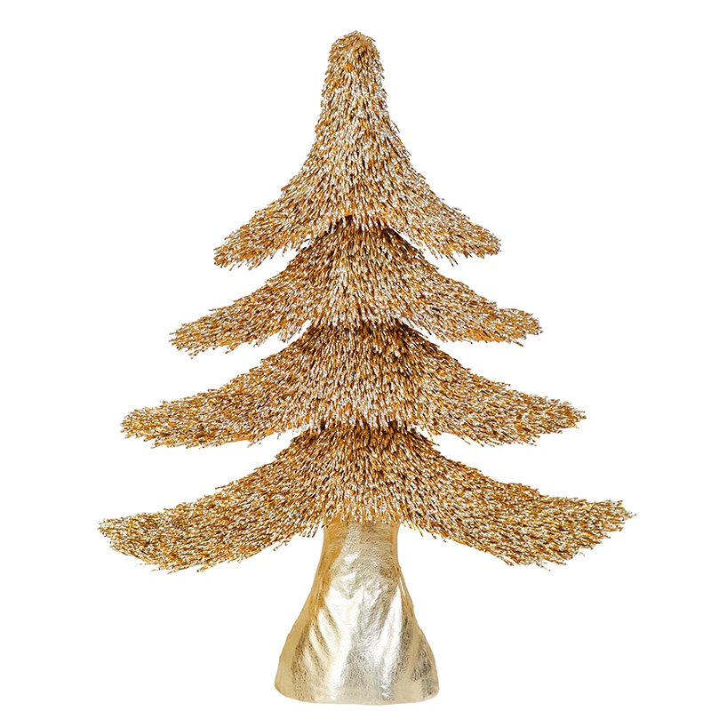 New Product Mini luxury Tree shape Christmas Decor Tabletop Ornaments  wedding party decoration