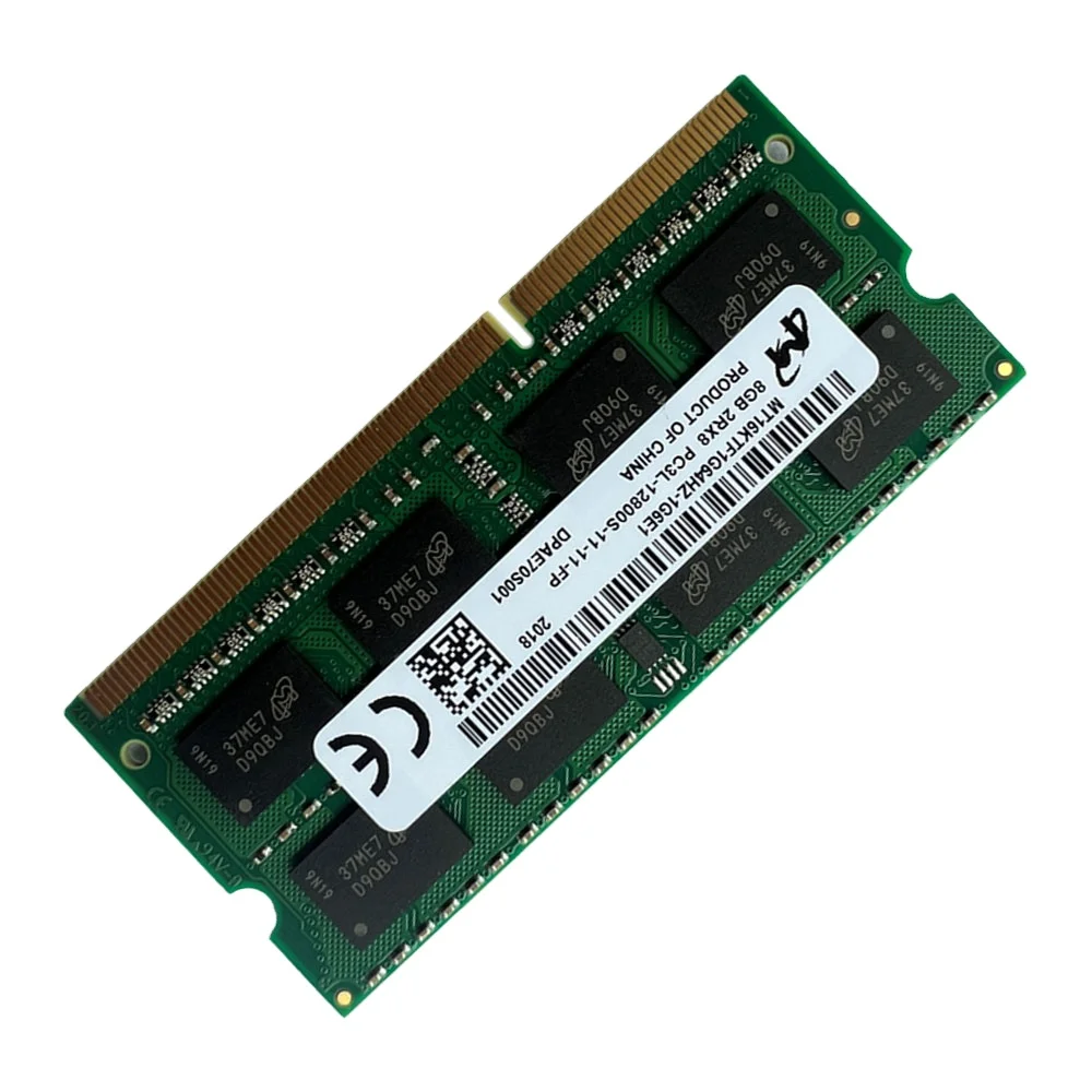 Micron DDR3L SODIMM ram  4GB laptop memory 1066mhz 1333mhz 1600mhz 1866mhz PC3L 1.35v