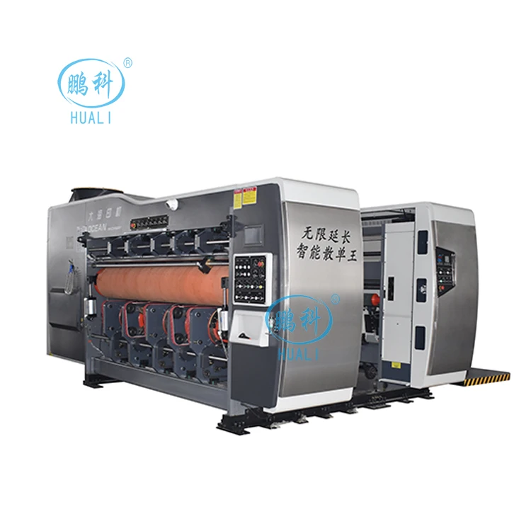 Lead edge feeder corrugated box slotting machine fully automatic slotter