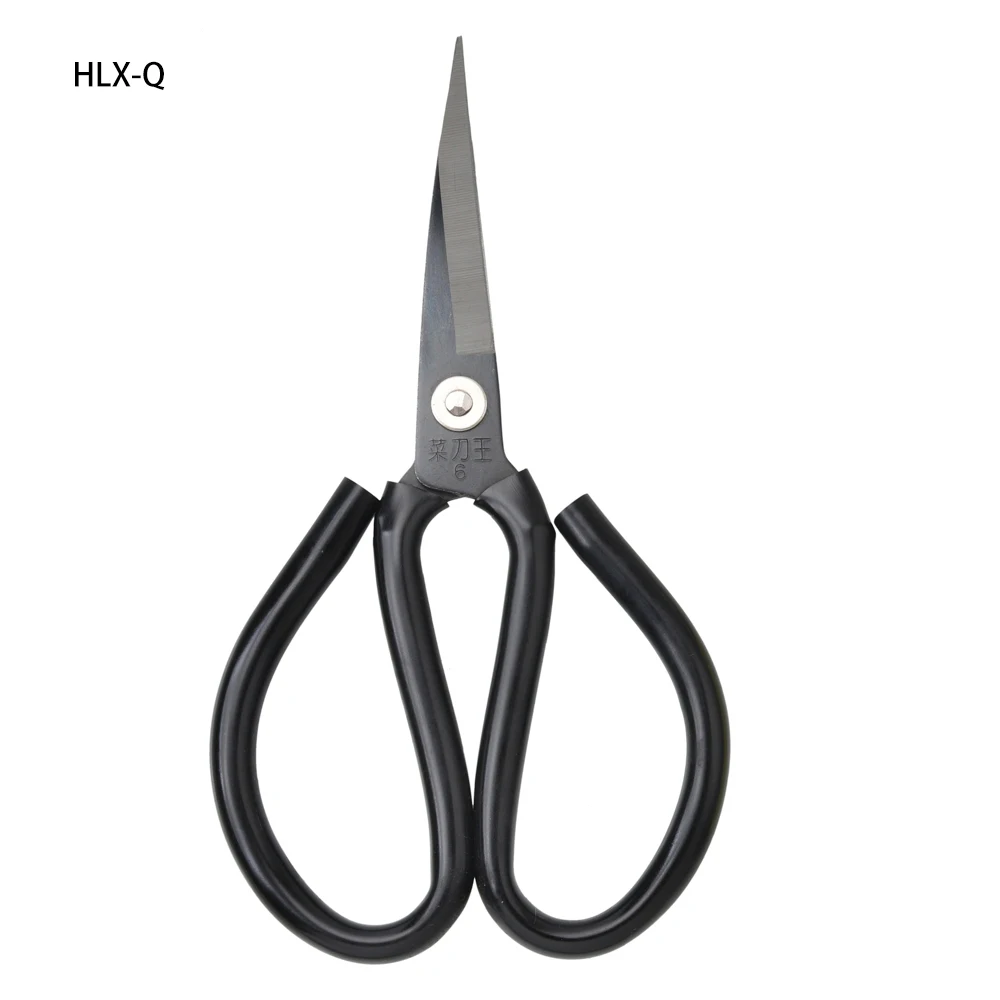 Cai дао Ван HLX-Q 19 5*11 см Лидер продаж прочного пластика черного цвета Ручка бытовой изогнутые ножницы из углеродистой стали Ножницы