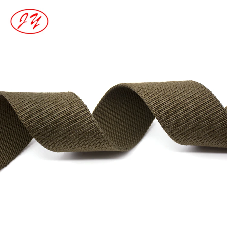 High quality wholesale 50mm twill striped  cotton webbing tape