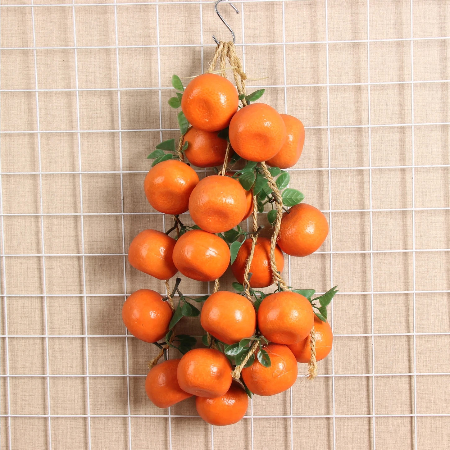 Wholesale Artificial Tangerine Strings Simulated Fruit And Vegetable Hanging Strings Home Garden Decoration Photography Props