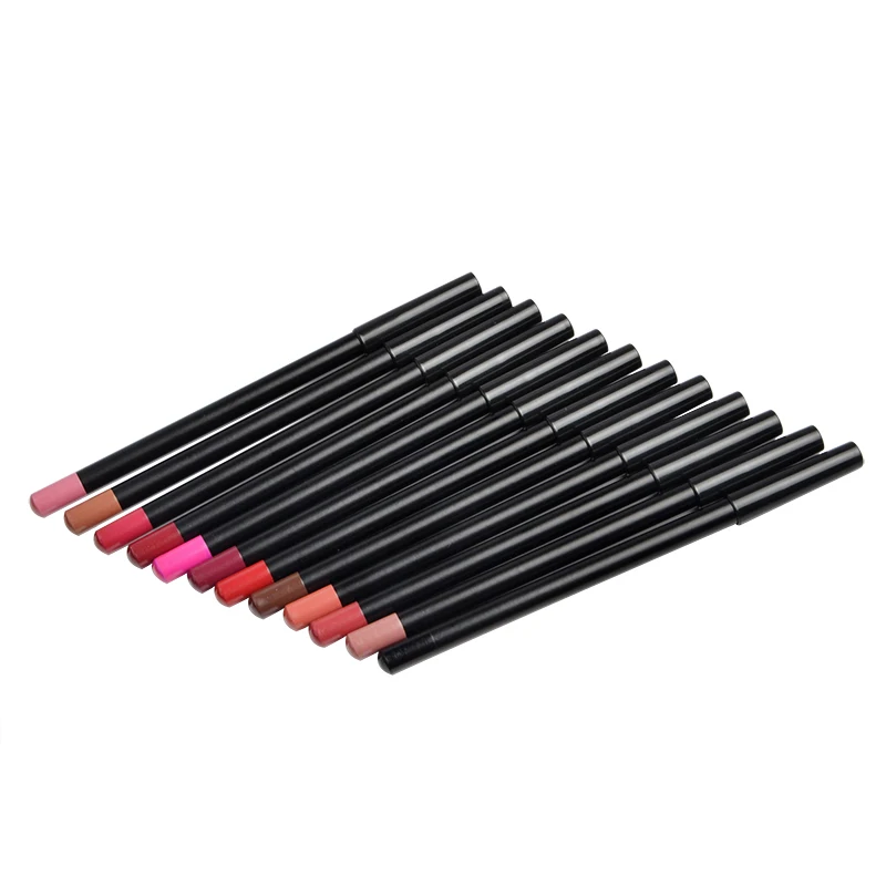 Creat Your Own Brand Wholesale Vegan Custom 16 Colors Multi Function Lipliner