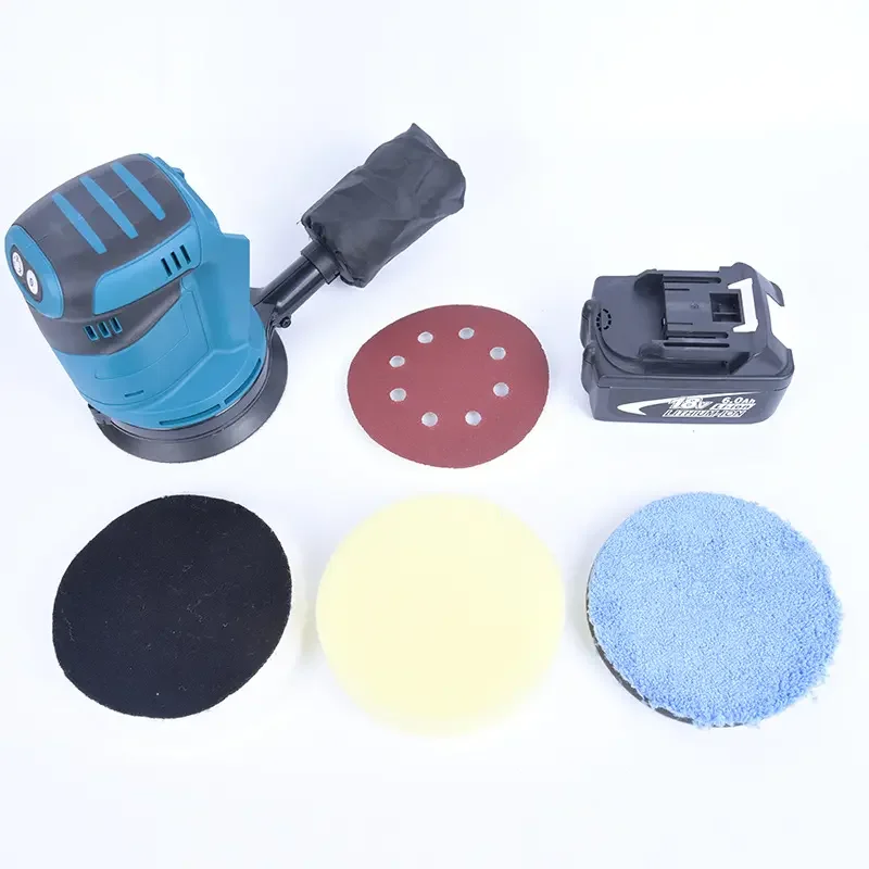 New Design Brushless Electric Cordless Orbital Sander Machine Speed Control Drywall With Eccentric Grinding Wood Metal