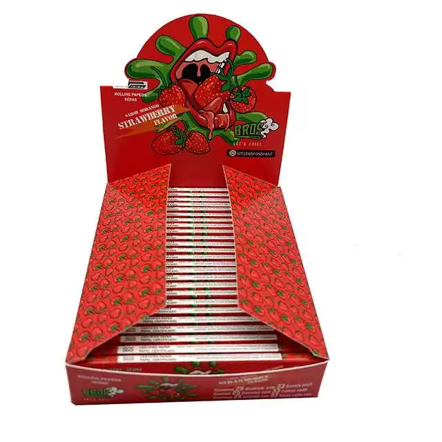 strawberry flavor new product good price smoking tobacco rolling papers