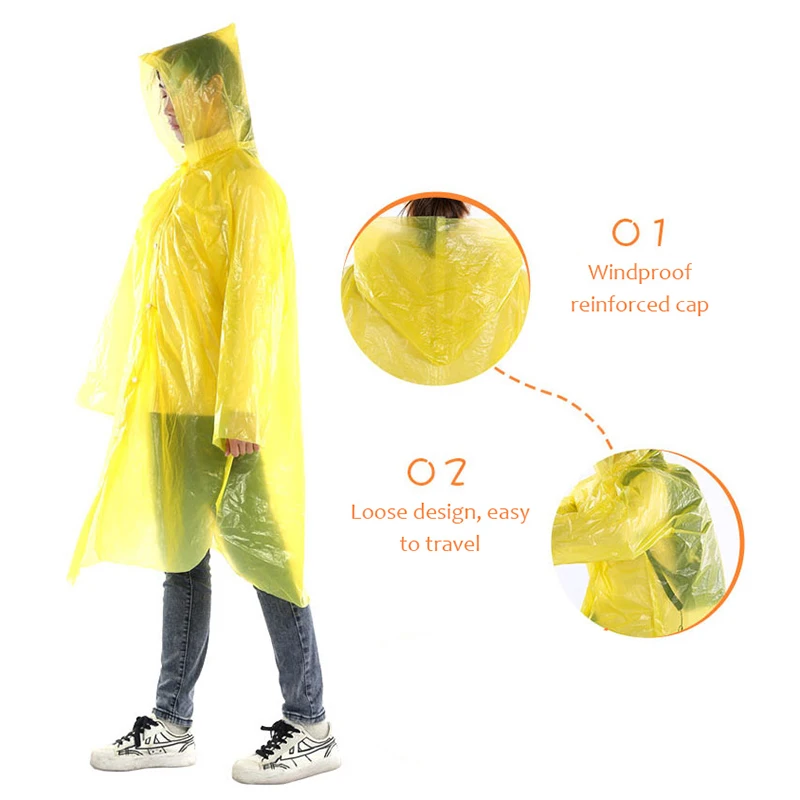 Одноразовые дождевики оптом по низкой цене, водонепроницаемый дождевик, пончо для взрослых