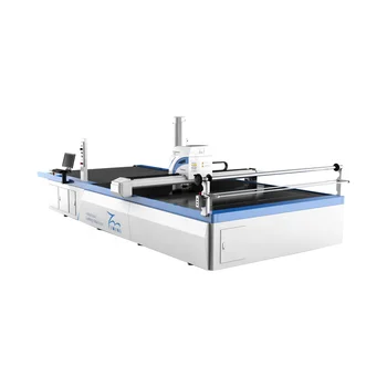 cnc cutting knife table with conveyor cutting carpet machine cutter