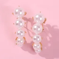 2019 Latest Women Design Jewelry Rhinestone Earring Pearl Earring