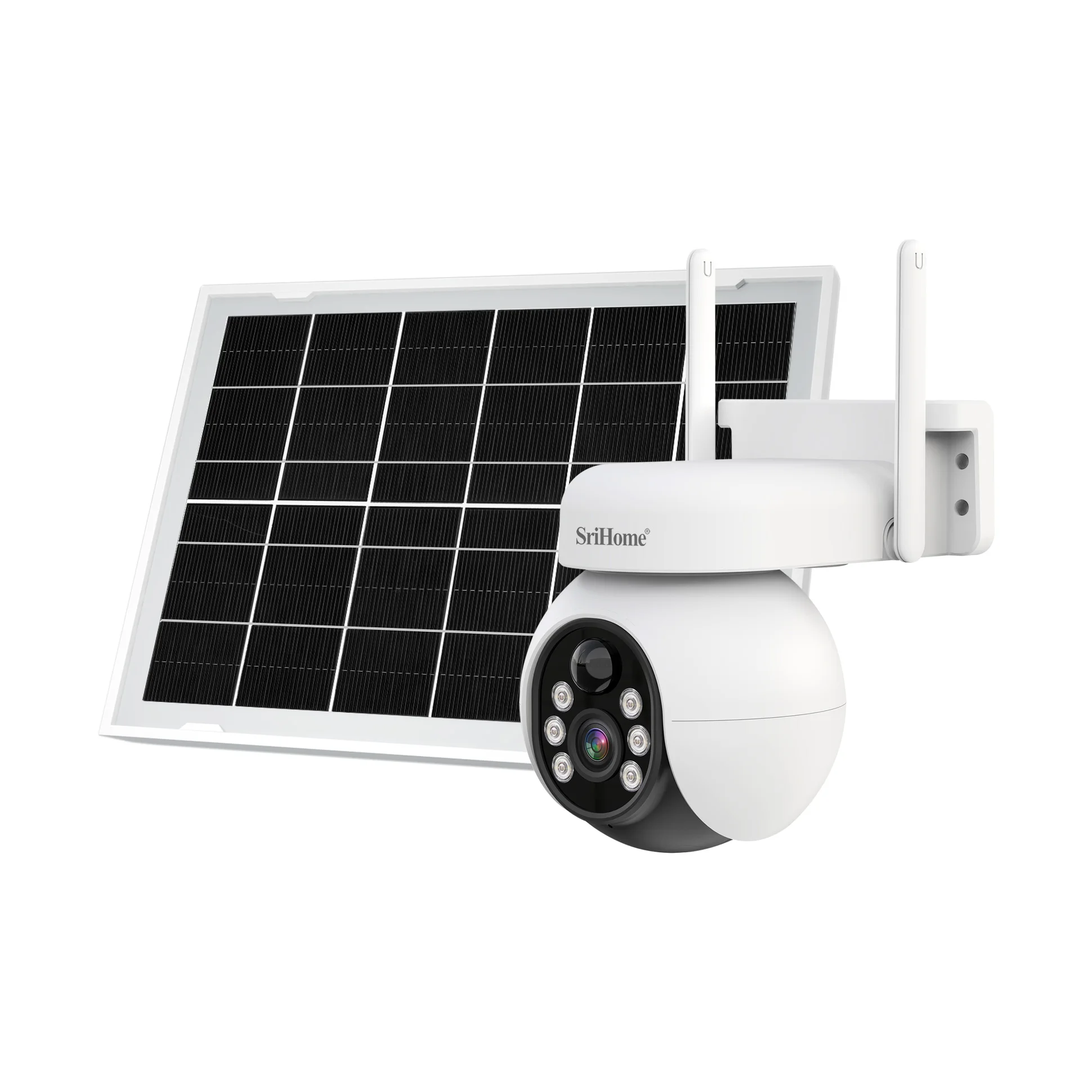 Солнечная камера 4MP WiFi охранная Камера видеонаблюдения цветная ночного видения IP65 водонепроницаемая наблюдения
