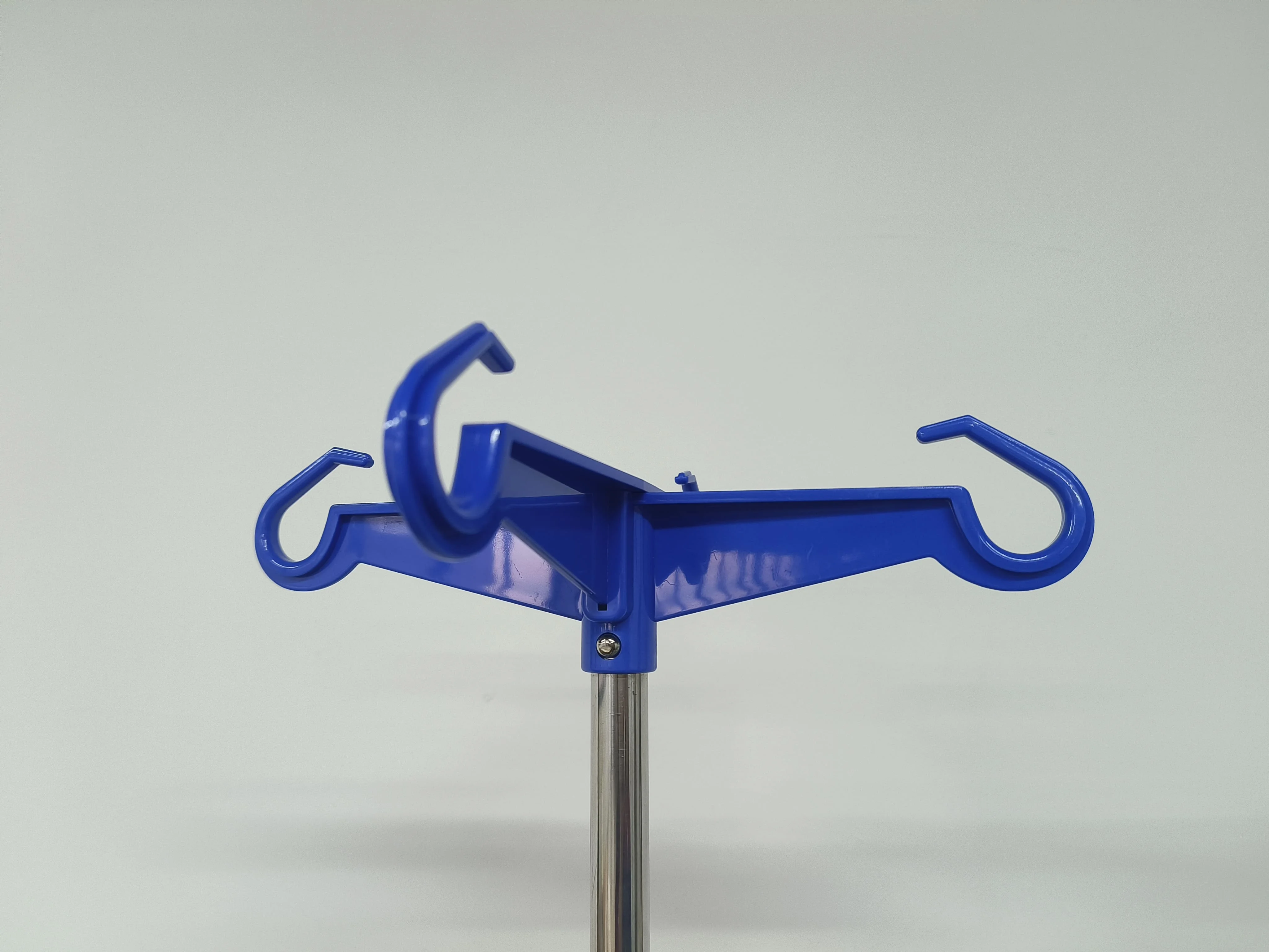 Stainless Steel Medical Hospital Bed Infusion Ceiling Mounted Iv Pole Drip Stand infusion support