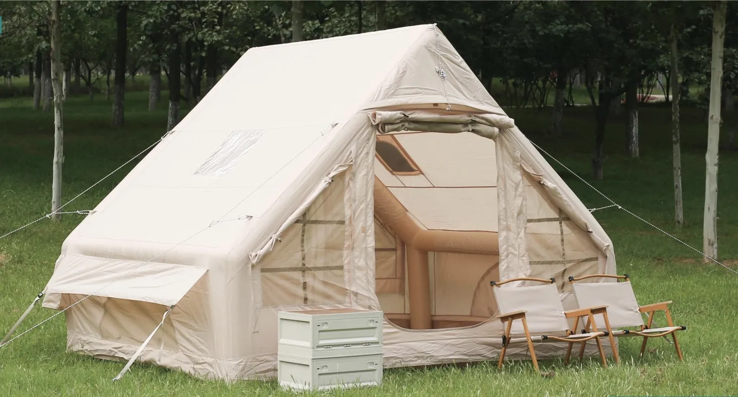 2024 New luxury inflatable inflatable tent Oxford outdoor inflatable camping tent four seasons