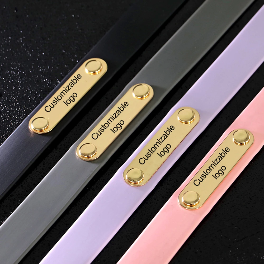 Customized Logo Colour Waterproof Durable PVC Dog Leash for Walking Luxury Fashion PVC Dog Collar Leash Set