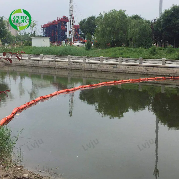  Защита окружающей среды нефтяной абсорбирующий забор якорь из ПВХ твердые плавающие барьеры бум для сдерживания разлива