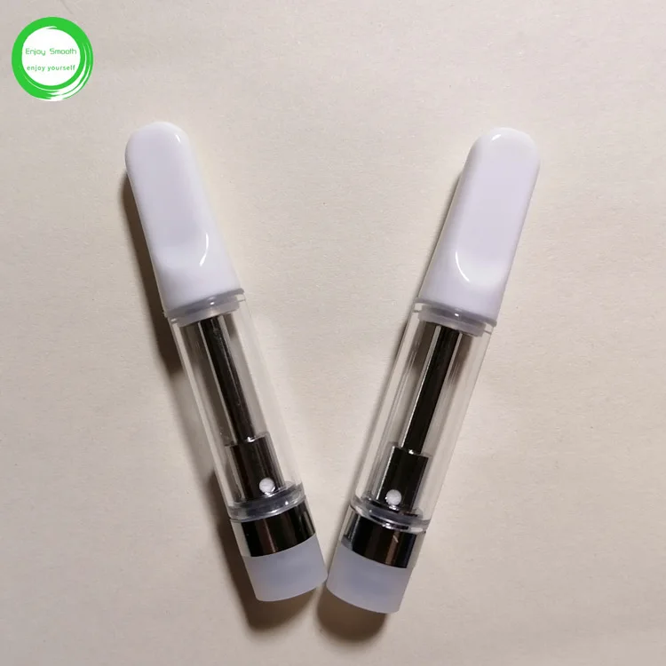 
Wholesale Glass Cbd Tank 0.5g&1.0g Stainless Steel Vape Cartridge 