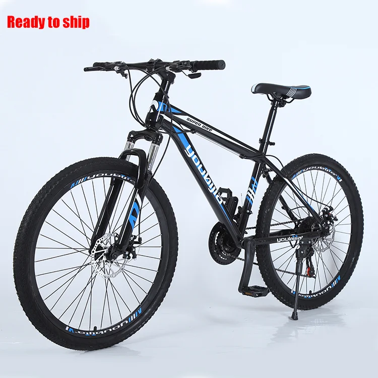 China Wholesale 26/27.5/29 Inch High Carbon Steel Mountain Bike 21 Speed Quality Cheap MTB Double Disc Brake cycle for adult men
