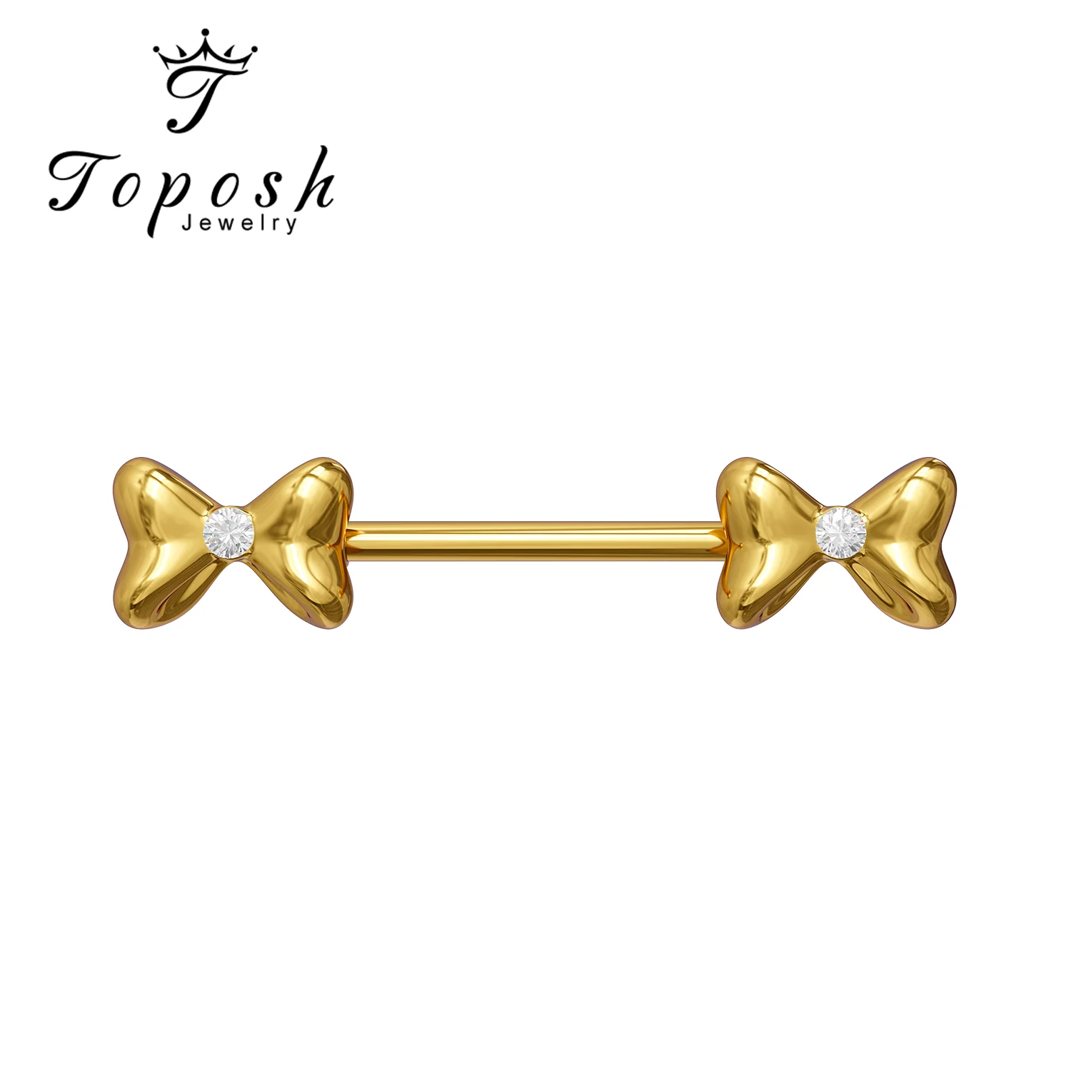 316L Stainless F136 Titanium Nipple Bar With Marquise Zircon Piercing Jewelry Nipple Barbell Nipple Ring Piercing Body Jewelry