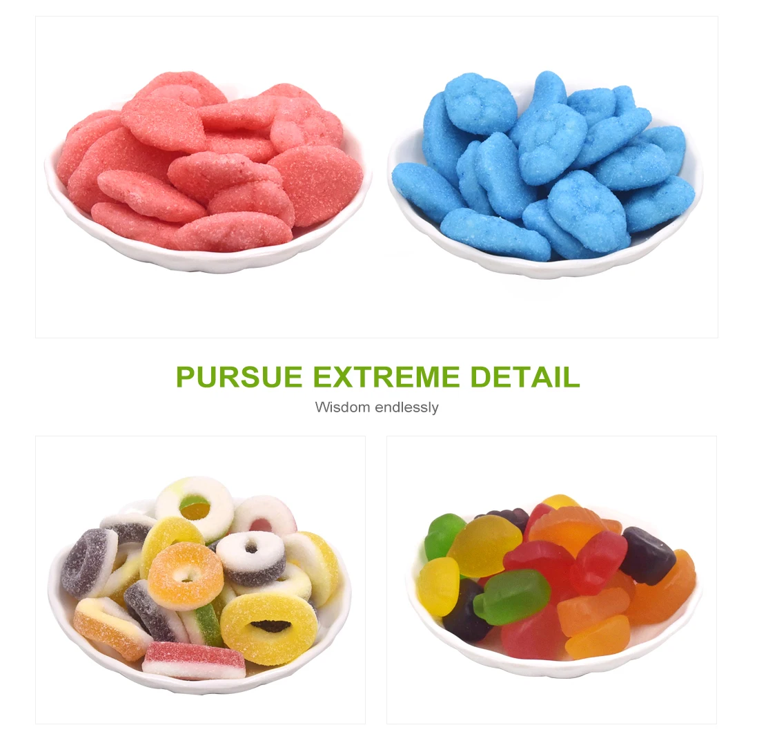 Custom private label Multiple styles mixed Many modelling assorted fruit gummy candy