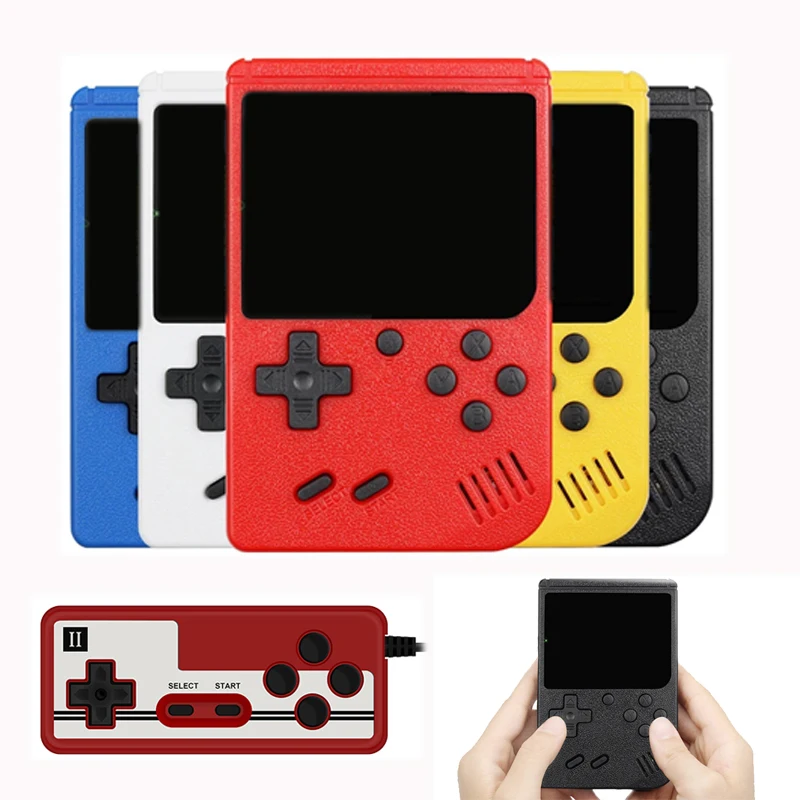 Mini 400 in 1 Game Console TV Video Game Console 8-Bit 3.0 Inch Color LCD Kids Color Game Player For child family party