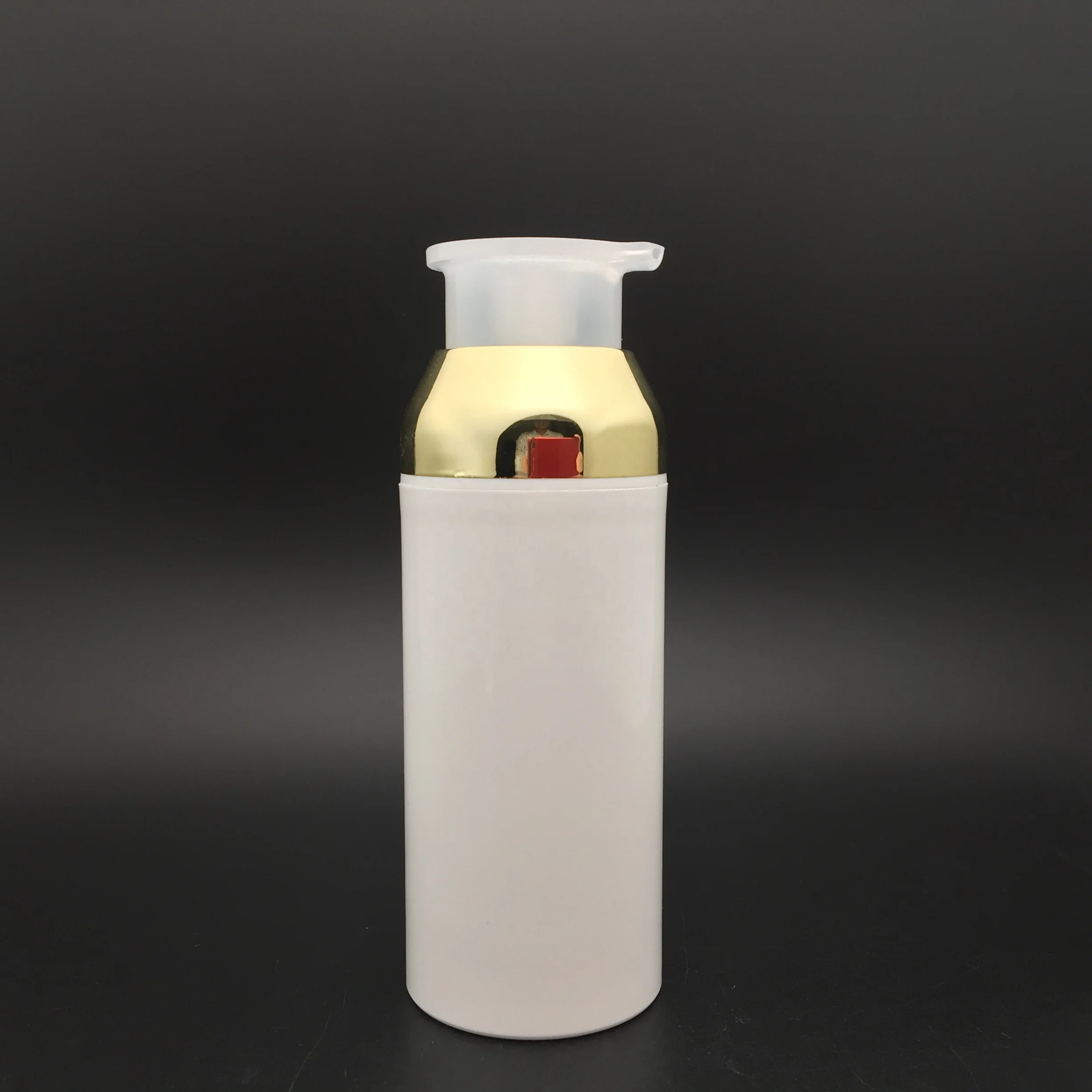 30ml 50ml 80ml 100ml 120ml 150ml PP white cosmetic airless lotion bottle