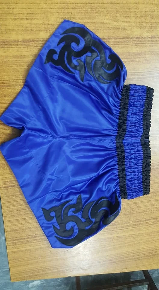 Wholesale Custom Embroidered Boxing Short Men And Personalized Muay Thai Shorts Sublimation Retro Muay Thai Fit Mesh Shorts