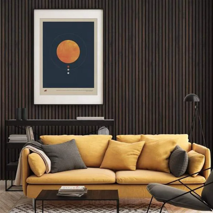 Solid wood wainscot wall panel for interior decoration