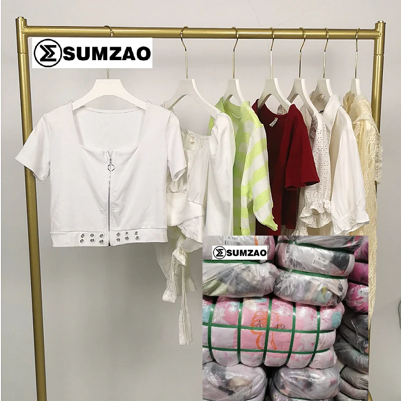 Used clothes recycled clothing packaging second hand recycled polyester clothing women recycled clothing