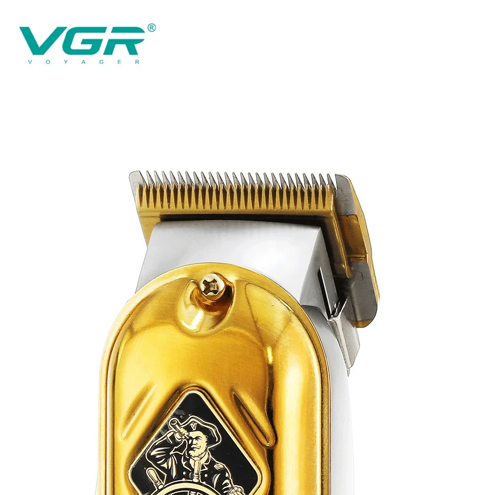 VGR V267 Professional Metal Barber Use Electric Hair Clipper Rechargeable Hair Trimmer