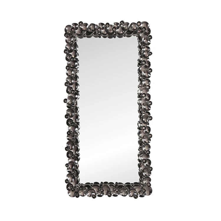 TY Luxury Interior Home Decor Unique Electroplating Resin Silver Mirror with Factory Price for Hotel Villa Projects