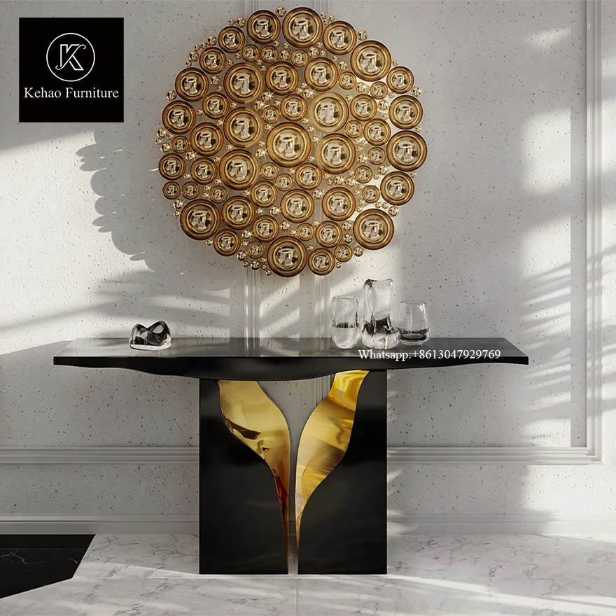 modern luxury design mirrors console table matching baroque style black console table with mirror