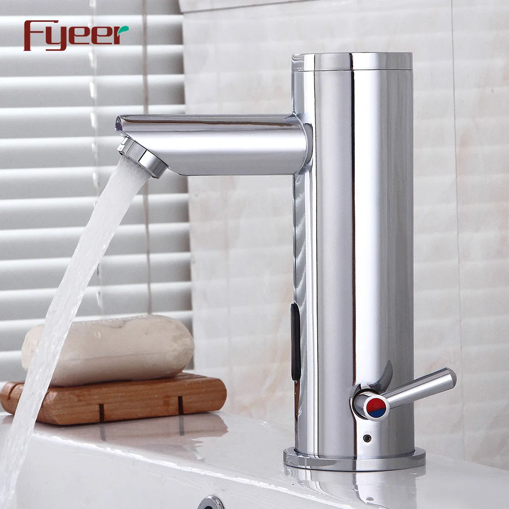 Fyeer Single Handle DC Power Aseptic Electronic Virus Free Automatic Sensor Faucet