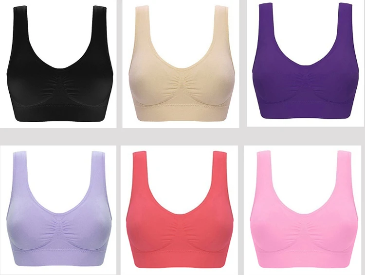custom breathable xxl fitness running sports bra women plus size sports bra for gym