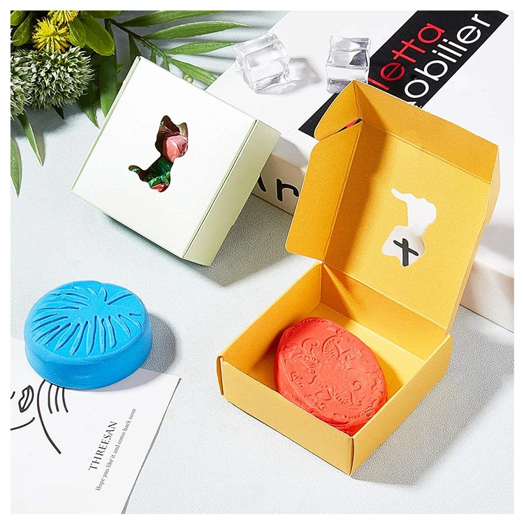 Wholesale factory low price soap packaging boxes custom print paper luxury soap boxes with window