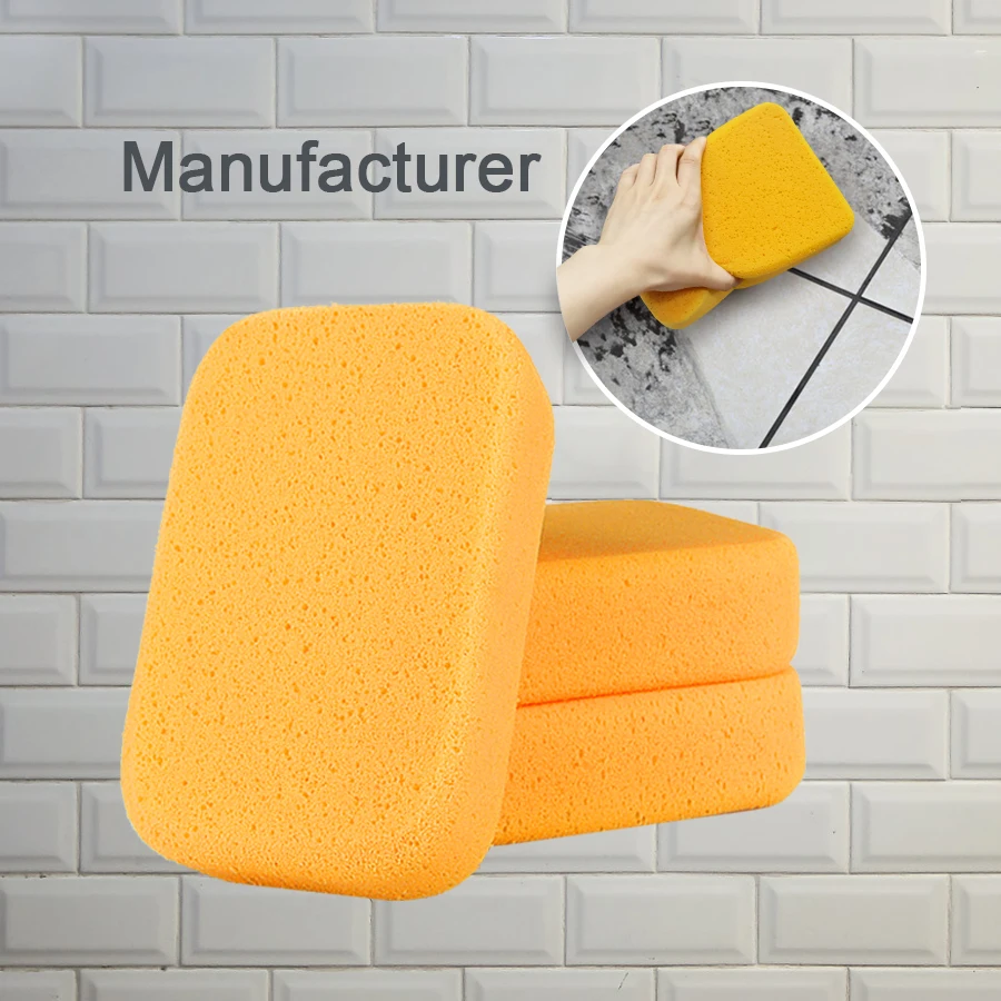 Factory Direct  sponge Tile Ceramic Grout Cleaning Heavy Duty  XL Large Scrub Sponge Tile Grouting Sponge for Flooring