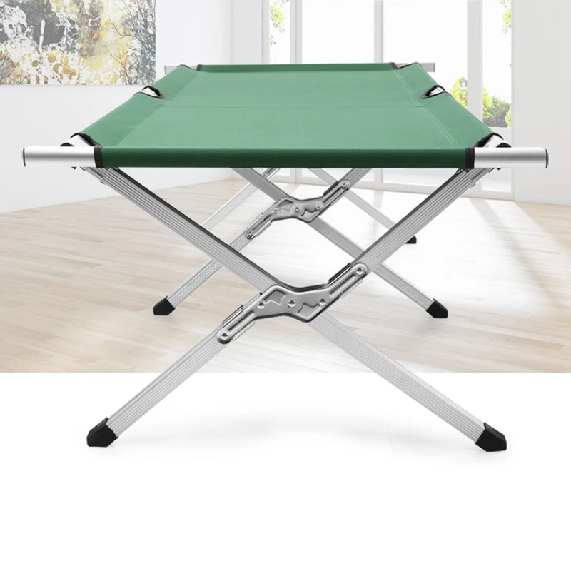 Fold-able easy carrying aluminum and metal folding bed stretcher military bed army cot folding camping bed