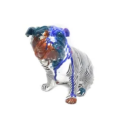 Wholesale Statues resin dog figurine crafts for home decoration life size from china