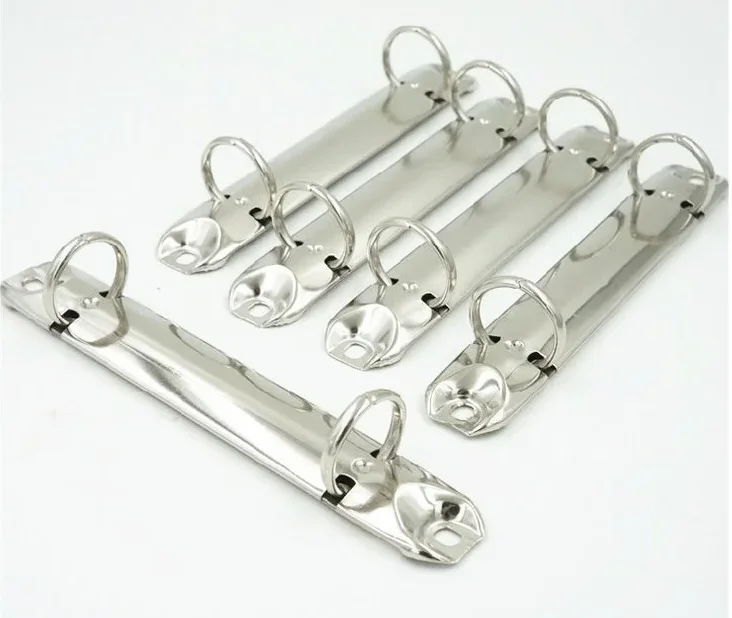 Standard Size O Shaped Style Ring Binder Clip Metal 2 Hole Ring Binder Mechanism for File Folder