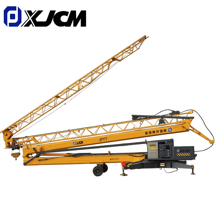 2 Ton Building Fast Erecting  Mini Tower Crane CE Provided Yellow Construction new Tower Crane in china Ordinary Product