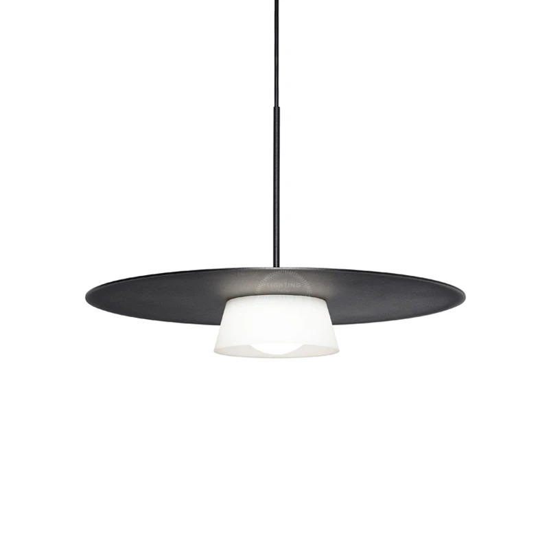 Best selling European modern style black glass UFO pendant lamp chandelier light for home hotel