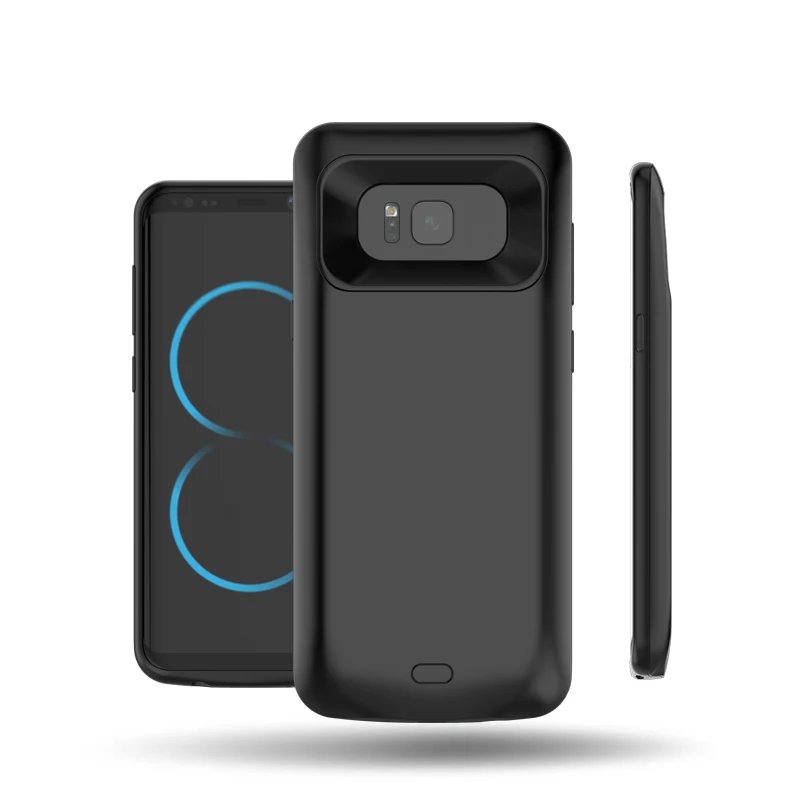 
Custom pattern universal extended slim smart battery case wireless charger portable power bank For Samsung Galaxy S8 plus 