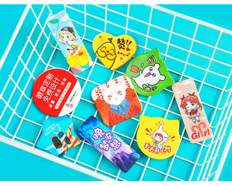 Make Your Own Design 25/32/44/58MM Cartoon Anime Printed Custom Pin Button Badges