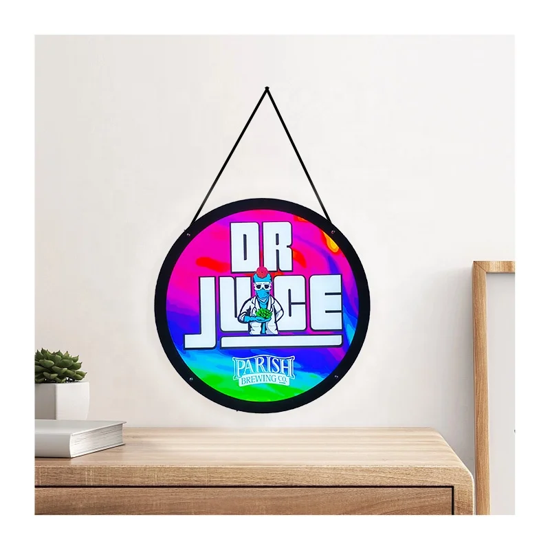 Custom Design Silkscreen Printing Crystal Led Lighting Sign Acrylic Led Light Box